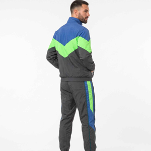 Trending Printed Windbreaker Tracksuit 2-Piece Trouser <b>Hood</b> Jacket Eco-Friendly Polyester/Nylon Hip Hop Men - Product Image 6