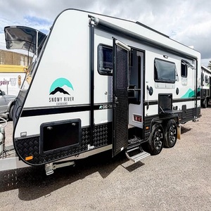 Equipo Opcional, Remolque de Lujo para Campamento, Remolque Todoterreno para Viajes, Caravana con Certificación CE, Aluminio, Capacidad para 4 Personas - Product Image 1