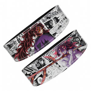 Cinturones de Seguridad para Levantamiento de Pesas con Diseño Kokushibo, Personalizables con Logotipo, de Cuero Vacuno Transpirable, Protección Profesional para Entrenamiento en Gimnasio - Product Image 4