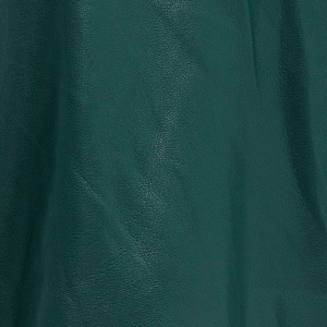 Veste moto en cuir vert pour femme, en peau de mouton, col montant, fermeture éclair, coupe classique, style hiver - Product Image 6