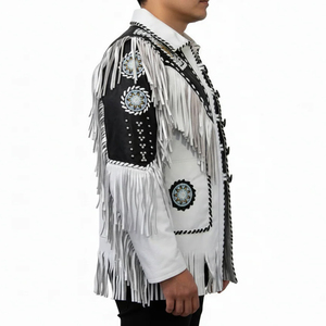 Veste de cowboy personnalisée de haute qualité, logo fin sur le devant, pour homme, hiver, service ODM OEM - Product Image 3