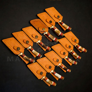 Lote de Cuchillos de Caza Damasco Surtidos con Funda, Entrega Inmediata, Stock Disponible, Solo Venta al Por Mayor, Opción de Elegir y Combinar Cuchillos - Product Image 3