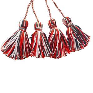 Cintas Decorativas para Cortinas con Borlas y Flecos Antiguos, 100% Poliéster, para Uso en Prendas, Venta al Por Mayor - Product Image 1