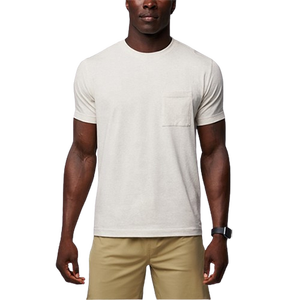 เสื้อยืดผู้ชายดีไซน์เรียบหรู เนื้อผ้าเรียบลื่น ระบายอากาศได้ดี สัมผัสนุ่ม แขนสั้น คอกลม ทรงพอดีตัว สวมใส่สบาย เหมาะสำหรับใส่ลำลอง - Product Image 3