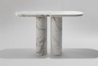 Nouvelle arrivée : table console en bois avec cadre en métal doré, tiroirs de rangement, meuble d'entrée de luxe, décoration