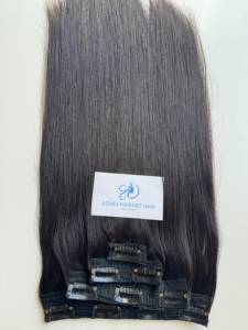 Vente en gros de cheveux vietnamiens lâches ondulés 100% bruts non transformés doux cheveux humains naturels pré-collés à clipser - Product Image 4