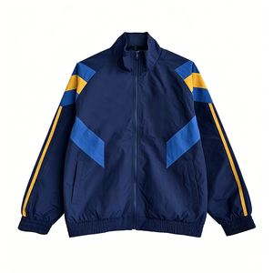 Custom <b>Men's</b> Sport Windbreaker <b>Jacket</b> Stand Collar Full Zip Breathable Waterproof Eco-Friendly Quick Dry <b>Long</b> Winter Outdoor - Product Image 4