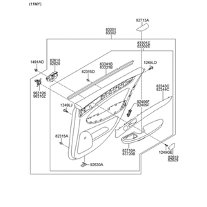 New Other <b>Car</b> & Truck Parts & <b>Accessories</b> Left 926553M000 - Product Image 2
