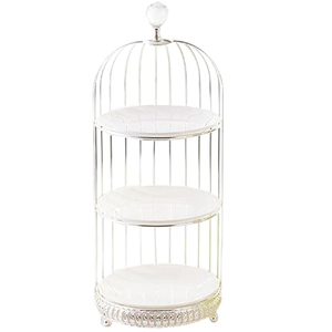 <b>Birdcage</b> Rack Cake Stand Cupcake Stand for Table Centerpiece Birthday <b>Decor</b> 3 layer Kitchen Dining & Bar Cake Stand - Product Image 5