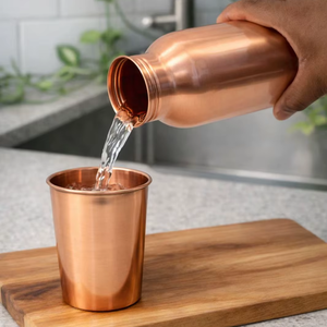 Ayurvedic health <b>bottle</b> <b>copper</b> vessel <b>copper</b> jug <b>bottle</b> <b>copper</b> drink container <b>copper</b> table <b>bottle</b> <b>copper</b> <b>bottle</b> traditional - Product Image 3