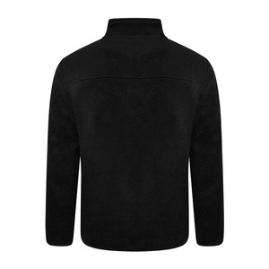 Custom Men's Winter Gradient Colors Oversize <b>Sherpa</b> Fleece Jacket Mock Neck Design Made From Durable Canvas <b>Fabric</b> - Product Image 6