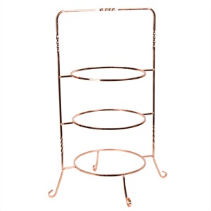 Geometric Metal <b>Cake</b> <b>Stands</b> <b>Set</b> of 3 Black Reusable Display Racks for Desserts and Food Serving - Product Image 4