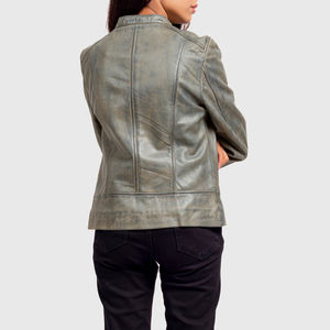 Chaqueta de Cuero PU para Mujer, Diseño Clásico 2026, de Alta Calidad, Estampada, Reversible e Impermeable para Invierno - Product Image 3