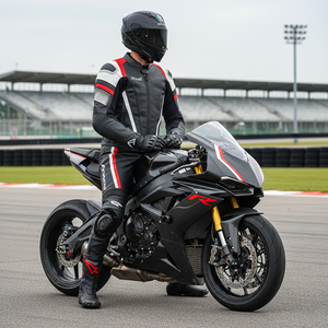 Chaquetas de Cuero para Motociclismo Mciah Corporation, Calidad Premium, Piel de Canguro, Acolchado con Certificación CE, Opción de Logotipo Personalizado - Product Image 4