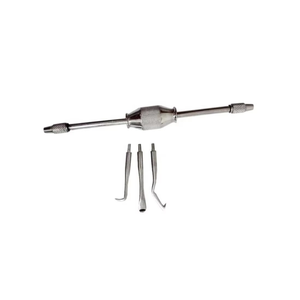 Azicon's Weighted Dental <b>Crown</b> Remover Manual Sliding Weight Dental <b>Crown</b> Remover Stainless Steel Set with Interchangeable Tips - Product Image 5