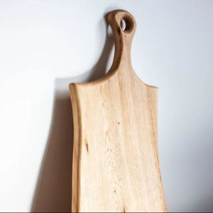 Irregular Wooden Chopping Board With Handle Natural Wood Material Rectangle Shape For <b>Kitchen</b> Use wooden <b>kitchen</b> board - Product Image 3