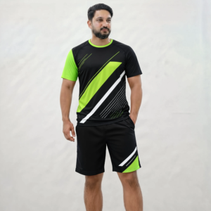 Conjunto Casual de Dos Piezas para Hombre, Camiseta de Manga Corta y Pantalones Cortos a Juego, Diseño Personalizado para Usar en Fines de Semana, Ocio al Aire Libre y Viajes de Verano - Product Image 1