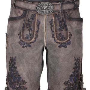 2025 Traditional German Oktoberfest Lederhosen High Bavarian Leather Shorts Mid <b>Fabric</b> Models Spring Wholesale New Collection - Product Image 1