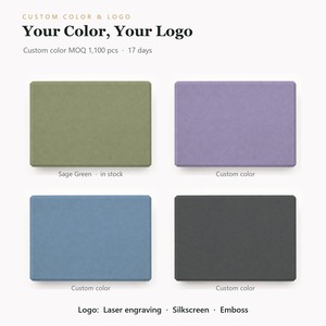 Bloc de yoga en EVA 22,5x15,8x7,5cm Léger 270g Brique de yoga en mousse Couleur personnalisée Logo Vert sauge En stock OEM Vente en gros - Product Image 4