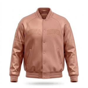 เสื้อแจ็คเก็ต NAVISTA Varsity Letterman คุณภาพสูง สไตล์วินเทจ พิมพ์ลายยางนูนแบบกำหนดเอง ผ้าขนสัตว์ 100% สตรีทแวร์ แบบสองด้าน - Product Image 6