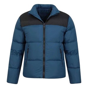Chaqueta de Plumón para Hombre con Cuello Alto y Burbujas Brillantes, Chaqueta de Moda al por Mayor con Capucha, Chaqueta de Exterior con Logotipo Personalizado - Product Image 1