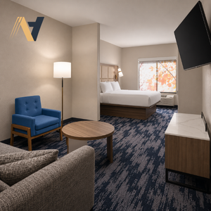 Muebles Refinados para Hoteles Fairfield Inn, Diseñados para Interiores Acogedores y una Estética de Marca Consistente - Product Image 1