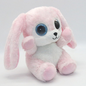 Customized Pink Plush Rabbit <b>Stuffed</b> Animal <b>Toy</b> with Big Eyes 11CM-30CM <b>Soft</b> PP Cotton Filling Unisex for Easter - Product Image 6