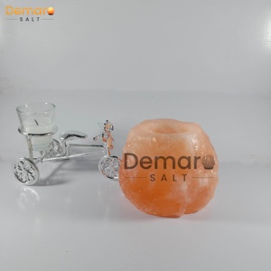 Wholesale Custom Handmade Natural <b>Crafts</b> Himalayan Pink Crystal Salt Candle Holder | Tealight Votive Candle Holders Manufacturer - Product Image 6