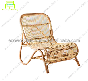 Sillón Mecedora Moderno de Bambú y Mimbre, Ligero y Natural, con Respaldo Cómodo para Personas Mayores, Ideal para Dormitorio, Sala de Estar o Parque - Product Image 5