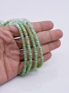 Ópalo azul peruano natural de 5 mm, cuentas facetadas, cuentas de piedras preciosas para la elaboración de joyería fina. - Product Image 6