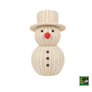 Adornos de árbol de Navidad de ratán tejido, artesanía vietnamita auténtica para decoración festiva de temporada y decoración de habitaciones. - Product Image 1