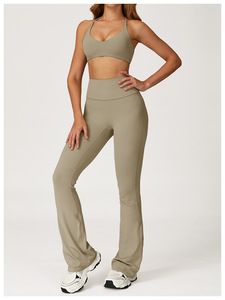 Active Wear Soft Yoga Set Sportswear Two Pieces Yoga Suit Gym Fitness Yoga Sets for Women Breathable Women Workout Clothing - Product Image 1