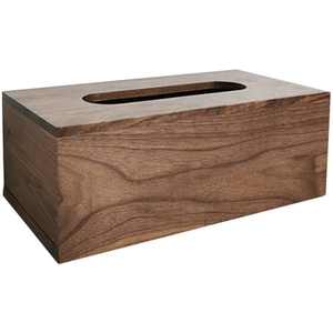 Boîte à mouchoirs en bambou, design rectangulaire moderne, pratique pour la maison, le bureau, la décoration de table, boîtes à mouchoirs faites à la main - Product Image 1