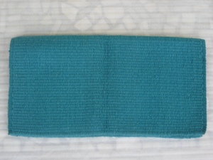 Manta de Silla de Montar de Lana de Nueva Zelanda Azul Sólido, Almohadilla para Caballo Estilo Western, Suave, Transpirable y Duradera, Tela para Silla de Montar Ecuestre - Product Image 4