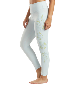 Custom Designed Spandex Polyester Women's Yoga Leggings Unique Style Elastic Waist Mid-Waist <b>Pants</b> - Product Image 6