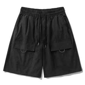 Fabricant de shorts hip hop en nylon et polyester avec poches pour hommes shorts cargo décontractés avec cordon de serrage pour hommes - Product Image 5