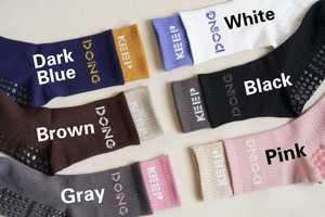 Wholesale Women Double Layer Non Slip <b>Grip</b> <b>Socks</b> <b>Custom</b> Logo Cotton Crew <b>Socks</b> For Pilates Yoga Fitness - Product Image 6