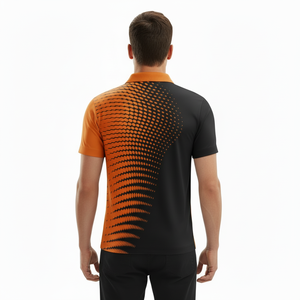 Camisetas Polo de Manga Corta con Cierre para Hombre, Diseño Nuevo de Alta Calidad, Patrón Personalizado, Fabricantes de Camisetas Polo con Cierre - Product Image 2