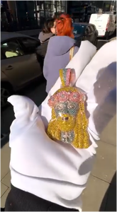 จี้พระเยซูประดับเพชรหลากสีสันสวยงาม เงินแท้ 925 ชุบทองคำสีกุหลาบ พร้อมจี้รูปพระเยซูสำหรับสวดมนต์ ลดราคาพิเศษ - Product Image 4