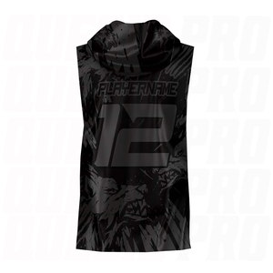 เสื้อเจอร์ซีย์ฟุตบอลแบบมีฮู้ด Blackout Dry Fit 7v7 แบบกำหนดเองได้ พร้อมลายธง 7on7  เสื้อกีฬาแบบ Sublimation  สามารถปรับแต่งได้ทุกอย่าง ทั้งโลโก้ หมายเลข และชื่อ - Product Image 4