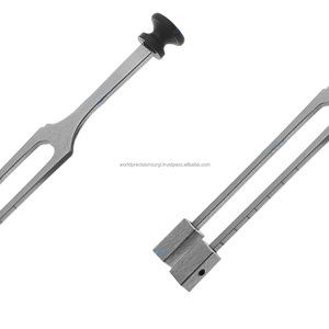 Diapasón manual de acero inoxidable WORLD PRECISION SURGICAL WPS-TF-128 para cirugía general y otorrinolaringología, instrumento de clase I con certificación CE - Product Image 6