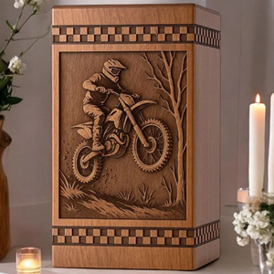Custom Engraved Wooden Resin Urn <b>Box</b>: <b>Pet</b>/Human <b>Memorial</b> Keepsake urn <b>Memorial</b> Keepsake by AYAANS - Product Image 6