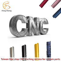 Taiwan OEM SQB maatwerk CNC freesbewerkingsservices voor aluminium, diverse kleuren voor speelgoedonderdelen TM 5.1