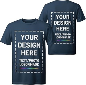 Camiseta Personalizada para Hombre, 100% Algodón, Corte Holgado, Transpirable y Ecológica, con Logotipo Personalizado, Impresión OEM ODM - Product Image 4