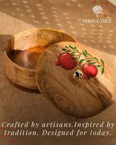 Boîte à roti en bois émaillé - Écologique, compatible lave-vaisselle, anti-humidité, idéale pour les cadeaux - Product Image 3