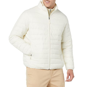 Mens Hooded Lightweight Puffer <b>Jacket</b> Winter Warm Zip Outerwear Windproof Quilted Casual Snow <b>Travel</b> - Product Image 3