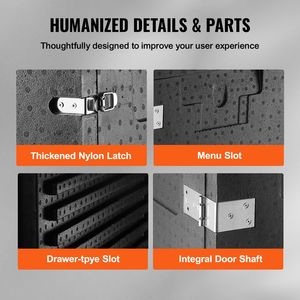 Contenitore Termico per Alimenti da 82 Qt in LLDPE, Scatola Termica per Catering con Doppia Chiusura e Caricamento Frontale, Borsa Termica per Pranzo - Product Image 6