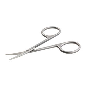 Tijeras para Cejas de Acero Inoxidable Curvadas con Punta Puntiaguda, Herramienta Duradera para Depilación en Salón de Belleza, Venta al Por Mayor - Product Image 2