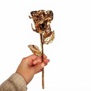 24K Gold Plated Real Rose Long Stem Preserved Flower Luxury <b>Gift</b> <b>Box</b> Forever Rose Gold Rose for <b>Valentine</b> Mother Day Decor - Product Image 5