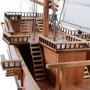 B511 - Maqueta de Barco Chino Hecha a Mano, Barco de Vela Tradicional de Madera, Decoración Náutica Vintage, Exhibición para Coleccionistas Marítimos - Product Image 5